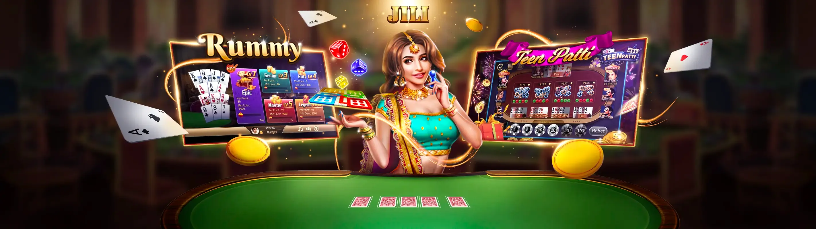 Hình nền 78win. com với các yếu tố sòng bạc và ánh sáng